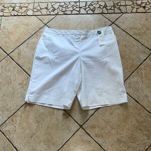 Shorts all white by charter club size 16, NWT